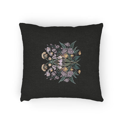 C-1 Pink Floral Woven Pillow
