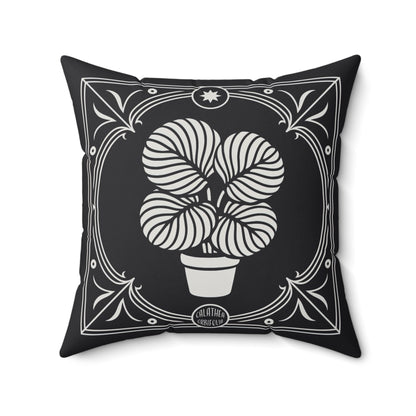 Calathea Orbifolia Faux Suede
