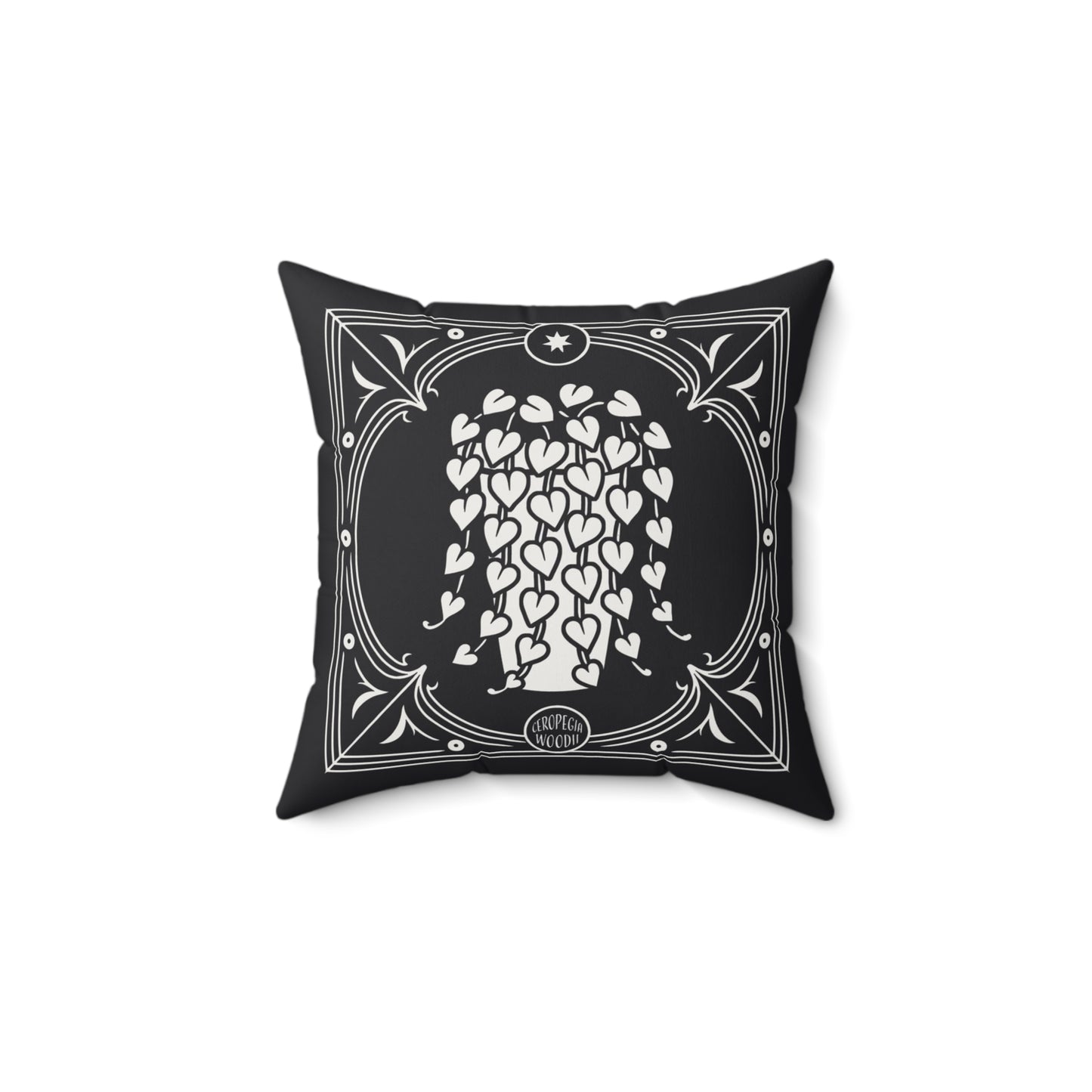 C-23 String Of Hearts Faux Suede