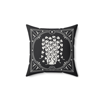 C-23 String Of Hearts Faux Suede