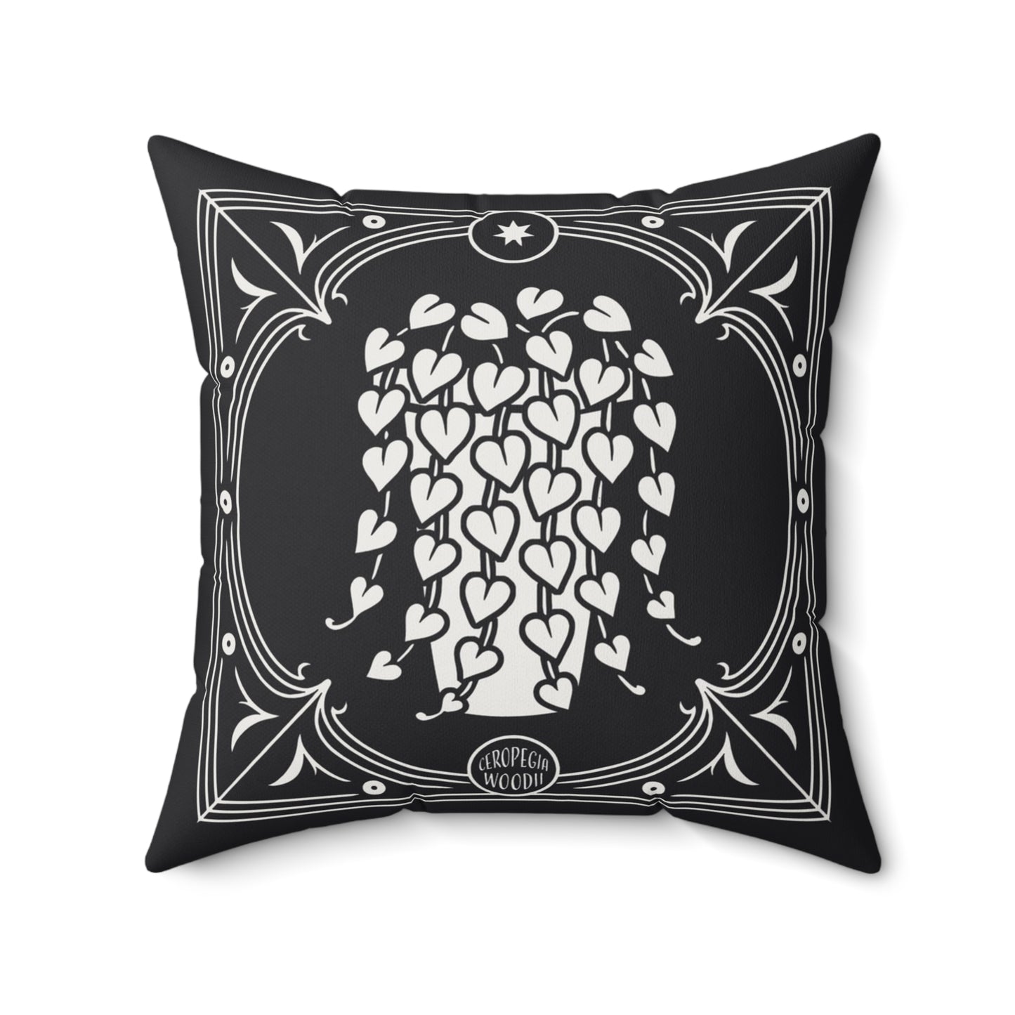 C-23 String Of Hearts Faux Suede