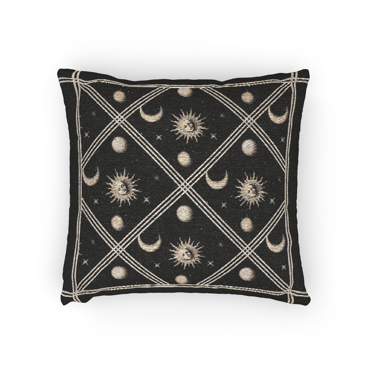 C-32 Celestial Pattern Woven Pillow