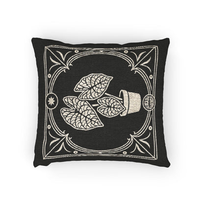 C-28 Dragon Scale Alocasia Woven Pillow