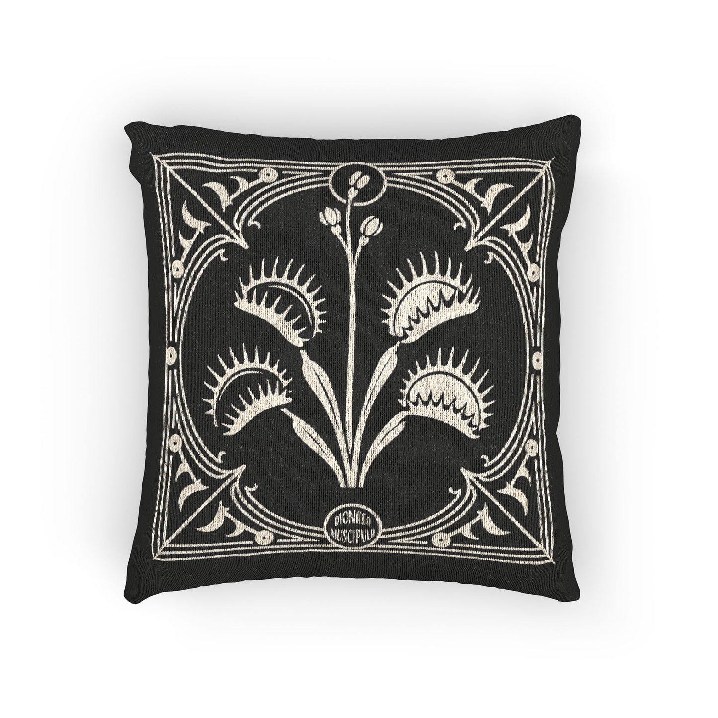 C-18 carnivorous plant Woven Pillow