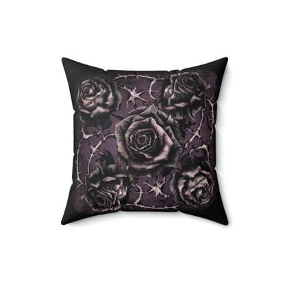 C-6 Roses & Spines Faux Suede