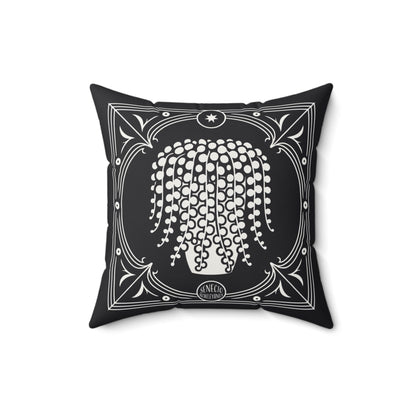 C-24 String Of Pearls Faux Suede