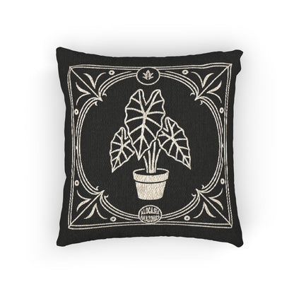 C-26 Alocasia Amazonica Woven Pillow