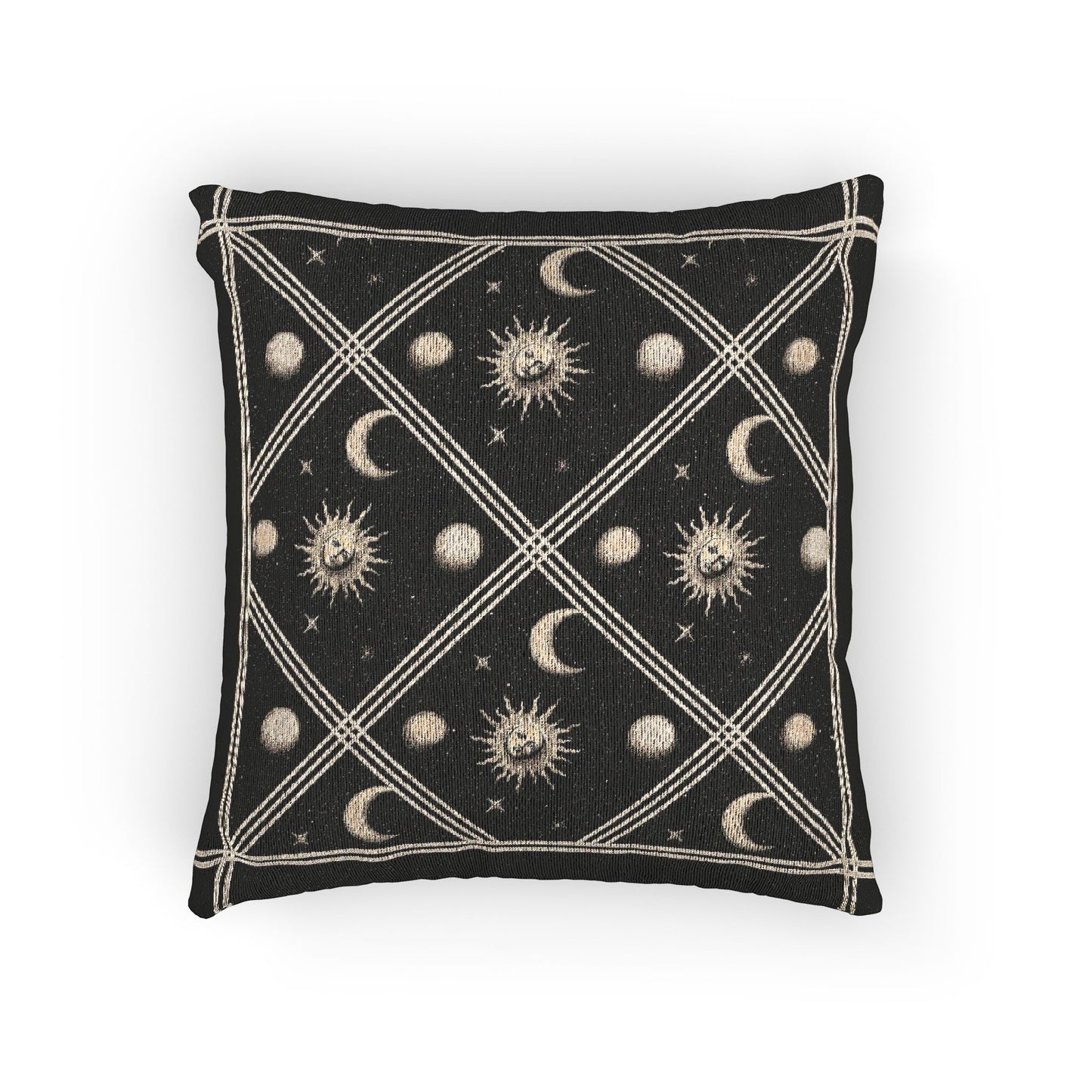 C-32 Celestial Pattern Woven Pillow