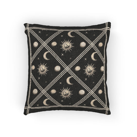 C-32 Celestial Pattern Woven Pillow