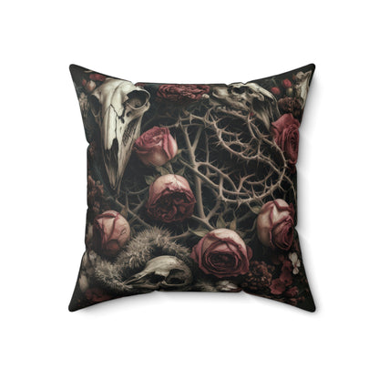 C-8 Roses & Bones Faux Suede