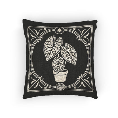 C-28 Dragon Scale Alocasia Woven Pillow