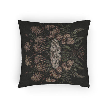 C-10 Floral Moth  Woven Pillow