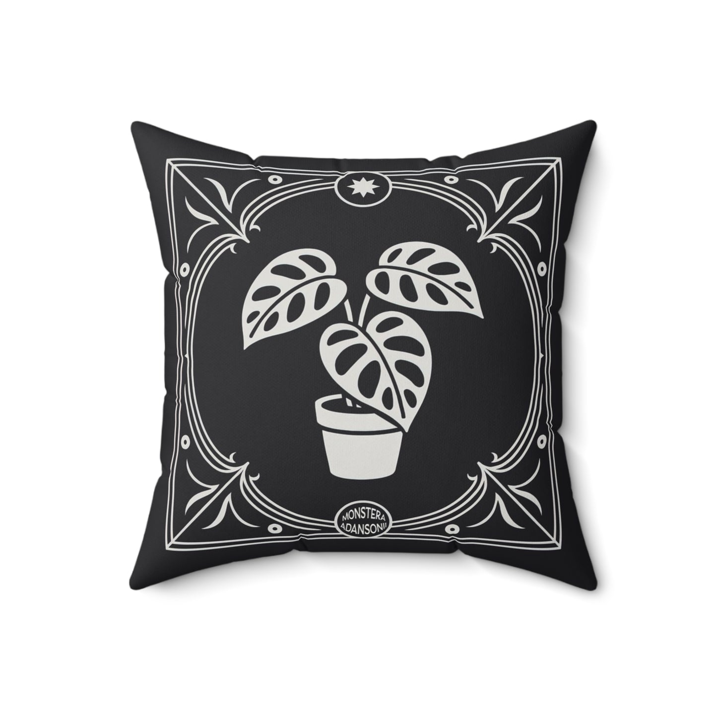 C-31 Monstera Adansonii Faux Suede