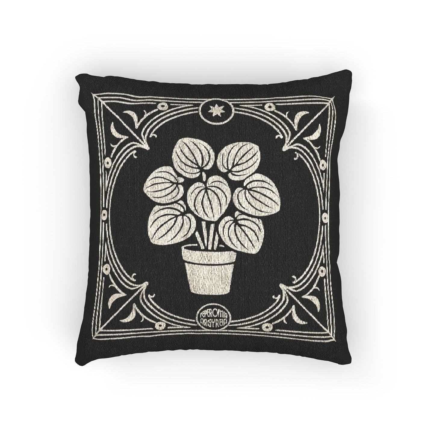 C-21 Peperomia Woven Pillow