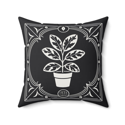 Rubber Plant Faux Suede