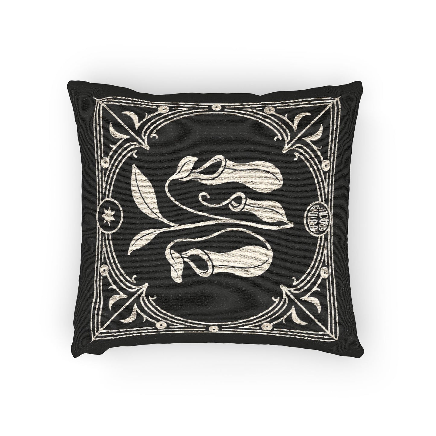 C-19 pitcher plant Woven Pillow
