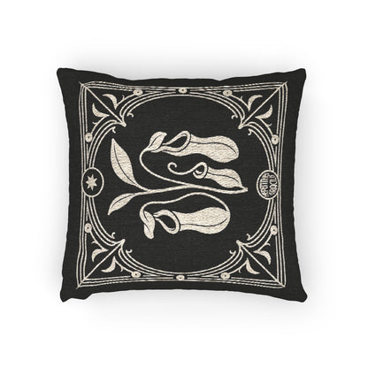 C-19 pitcher plant Woven Pillow