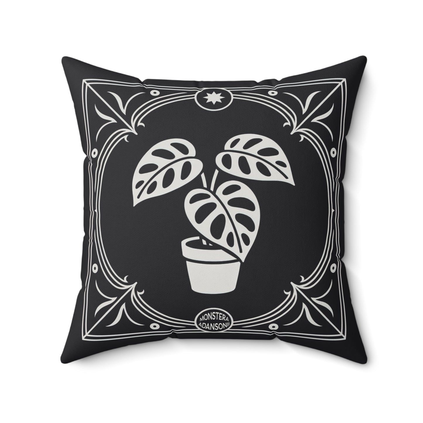 C-31 Monstera Adansonii Faux Suede