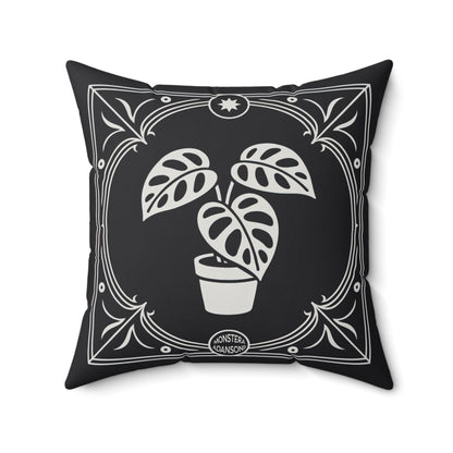 C-31 Monstera Adansonii Faux Suede