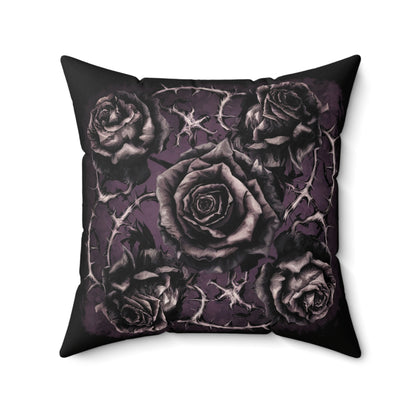 C-6 Roses & Spines Faux Suede