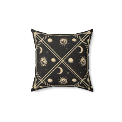 C-32 Celestial Pattern Faux Suede