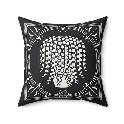 C-24 String Of Pearls Faux Suede