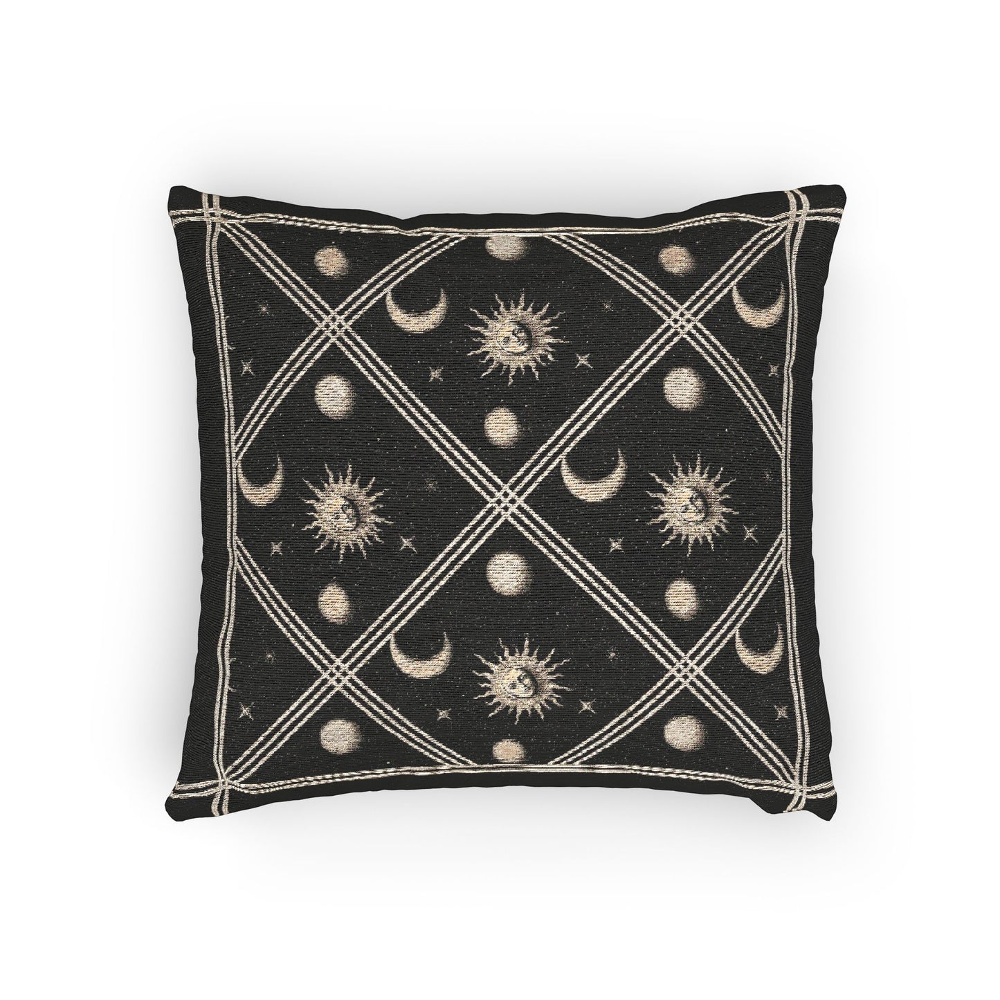 C-32 Celestial Pattern Woven Pillow