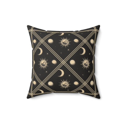 C-32 Celestial Pattern Faux Suede