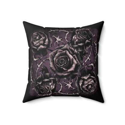 C-6 Roses & Spines Faux Suede