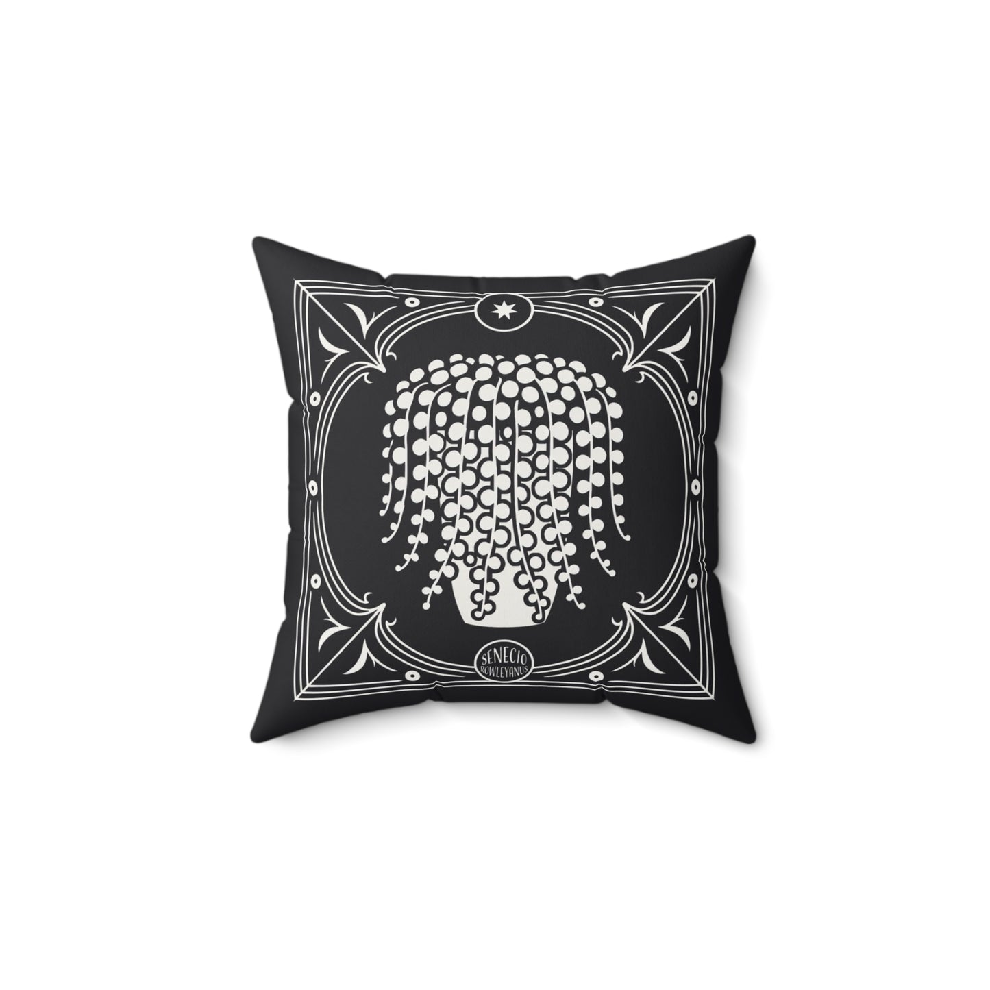 C-24 String Of Pearls Faux Suede