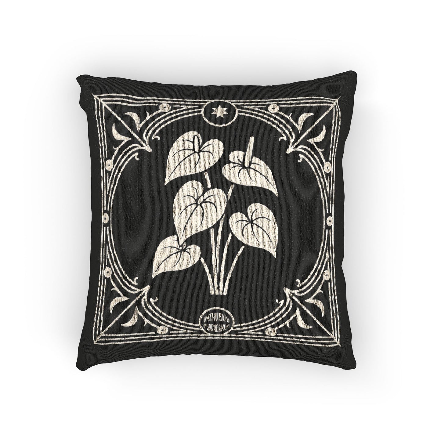 C-20 anthurium plant Woven Pillow