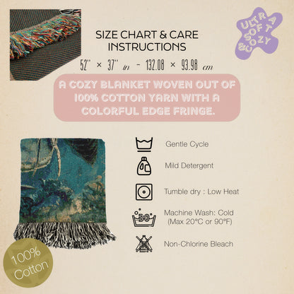 Mothra Anime Tapestry Blanket, Japanese Woven Wall Art, Large Fantasy Tapestry, Mothra Poster Throw, Kaiju Picnic Blanket