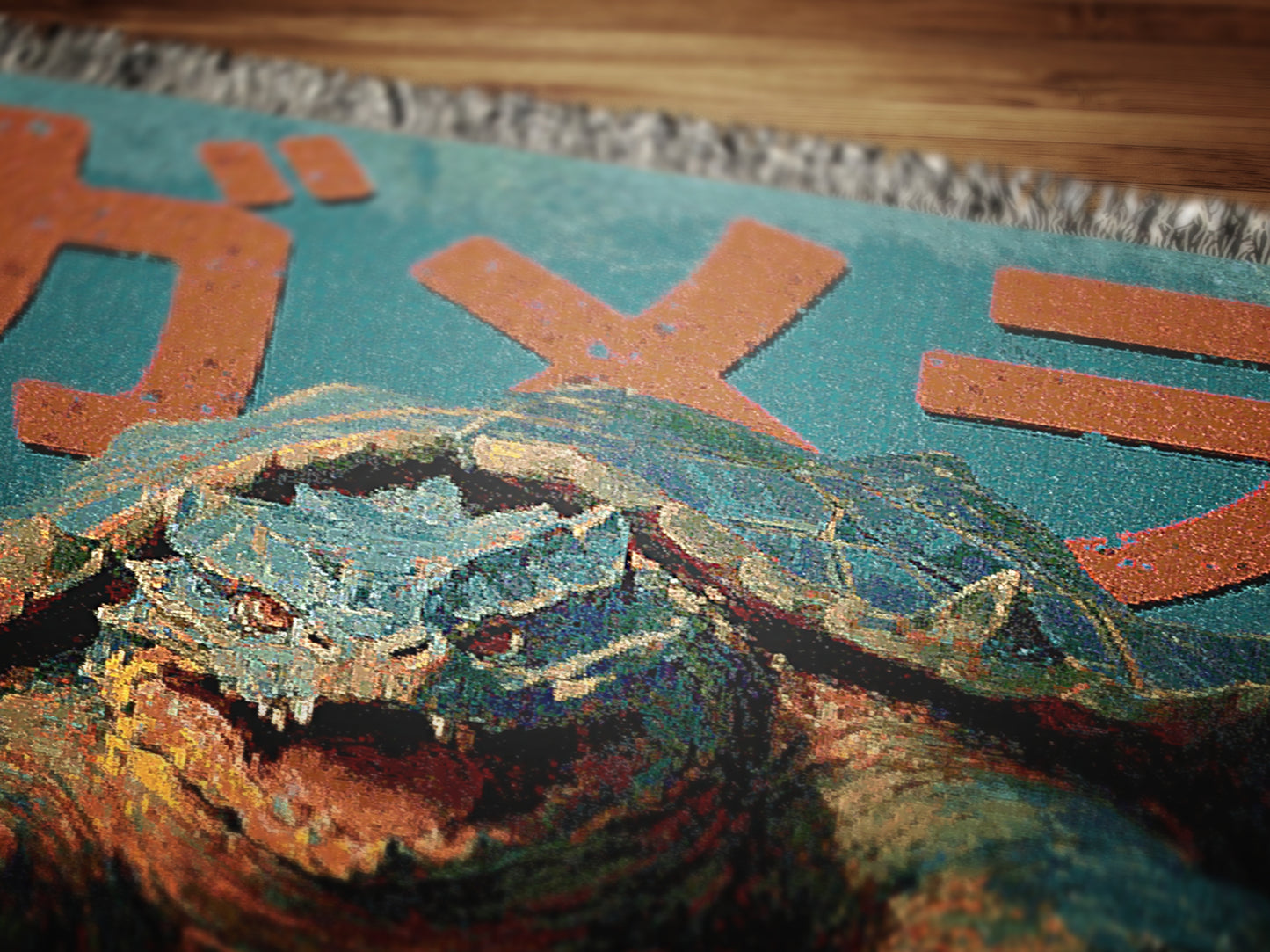 Gamera Anime Tapestry Blanket, Japanese Woven Wall Art, Large Tokusatsu Fantasy Tapestry, Gamera Poster Throw, Kaiju Picnic Blanket