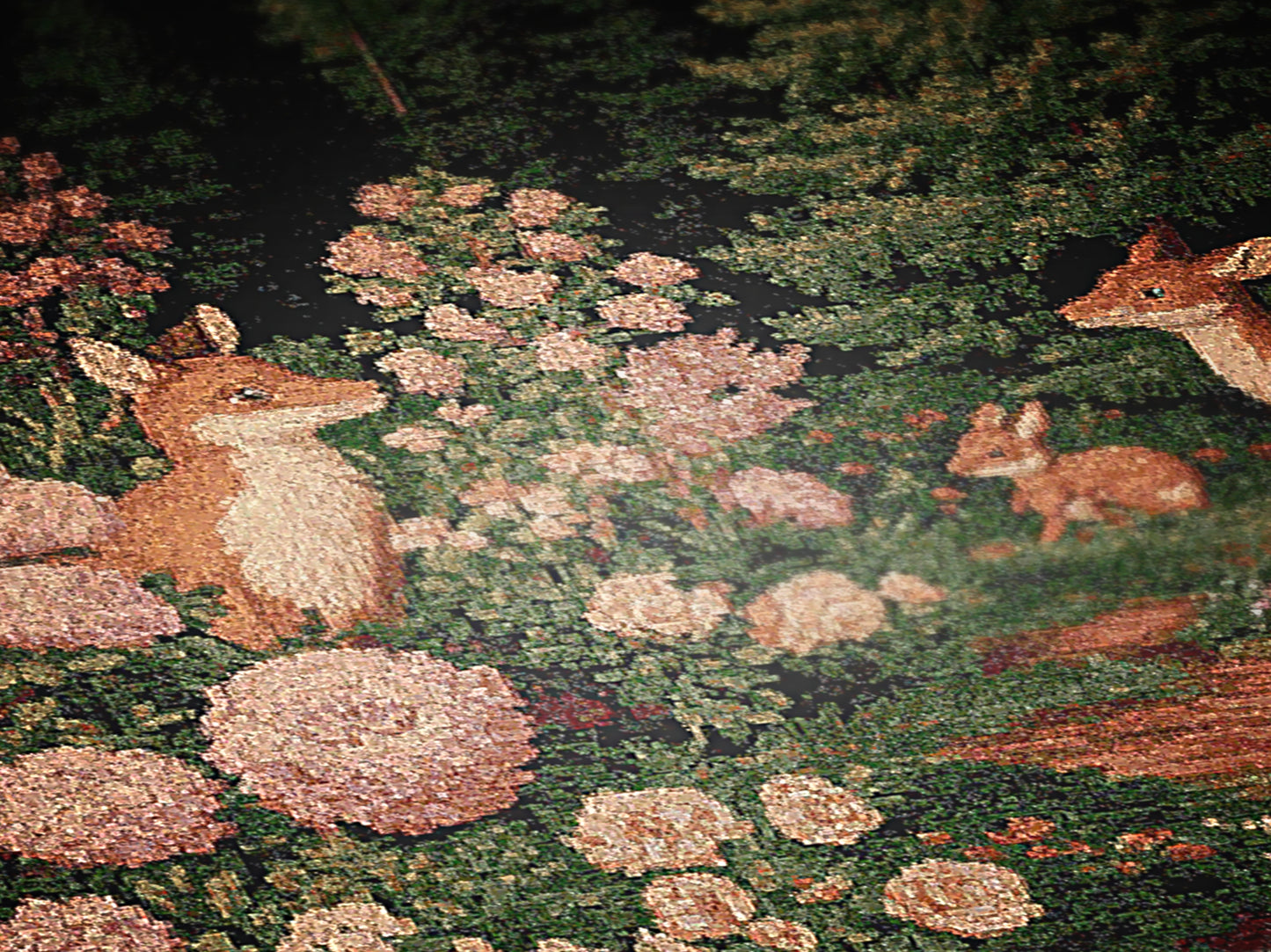 Enchanted Cottagecore Forest Tapestry Blanket, Vintage Floral Woodland Wall Art, Whimsigoth Decor Large Woven Throw