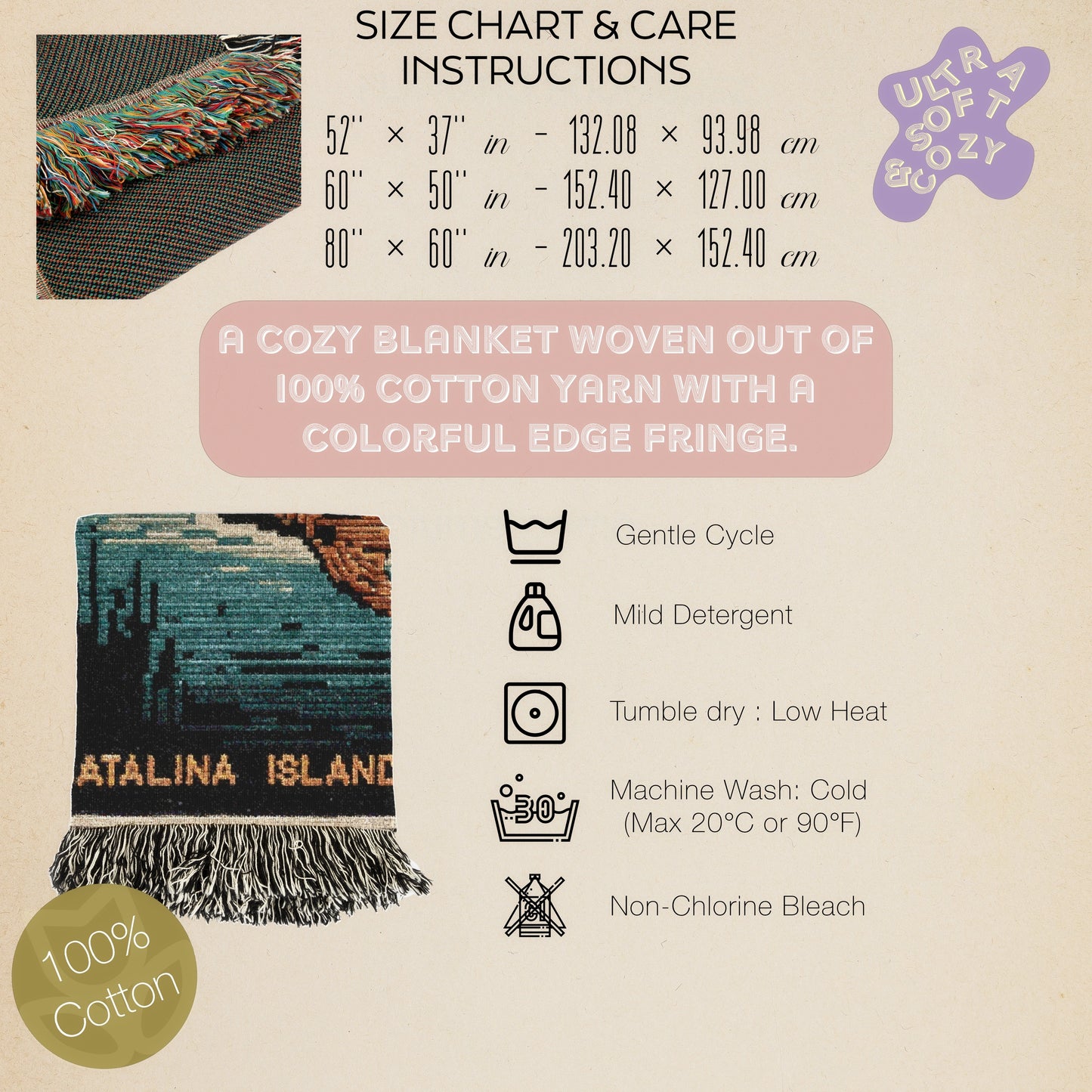 The Mermaid Wall Art Tapestry, Mermaidcore Wall Art Siren Beach Decor, Throw Blanket Woven Travel Poster, Cross Stitch Inspired Wall Decor