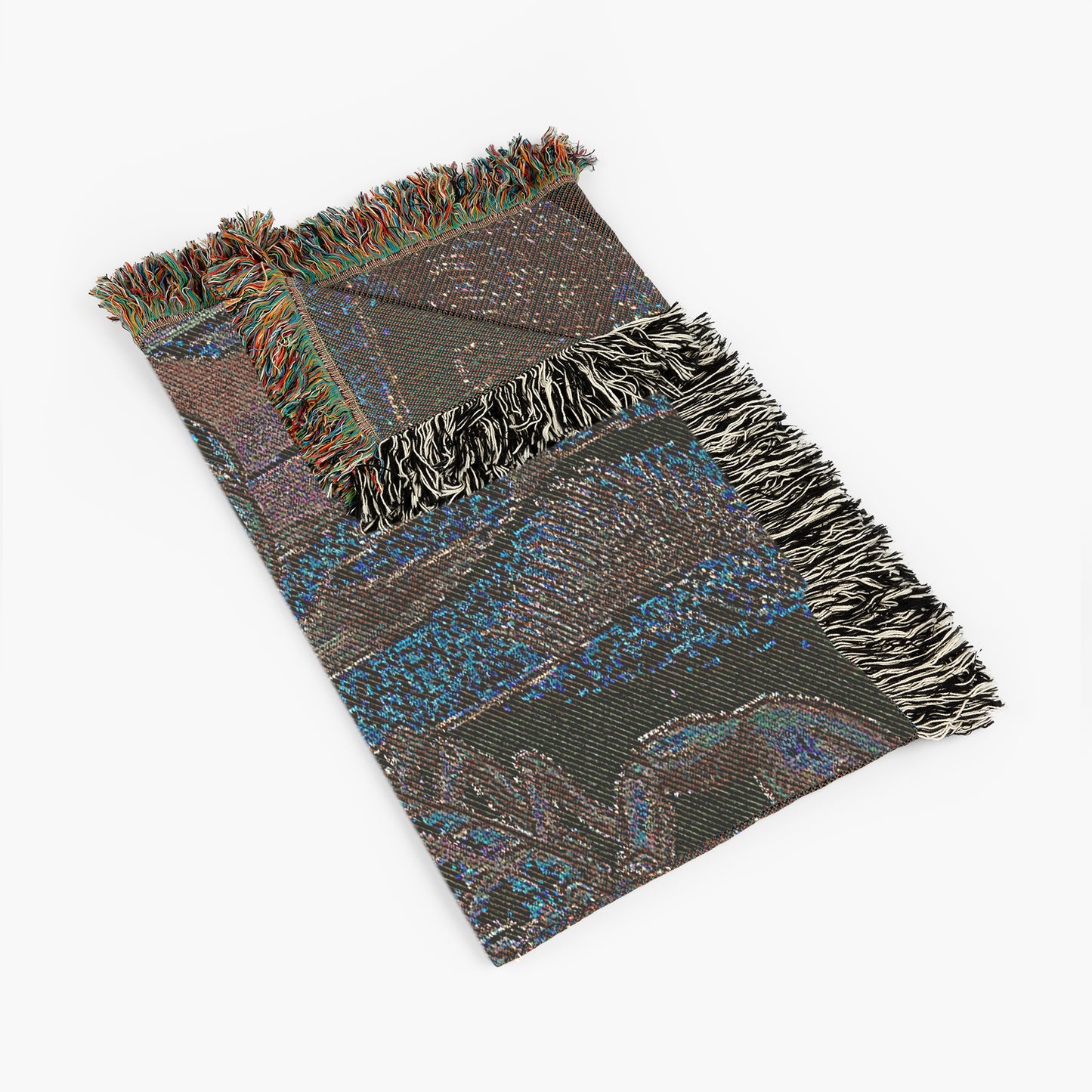 Art Nouveau Zodiac Scorpio Woven Fringe Blanket