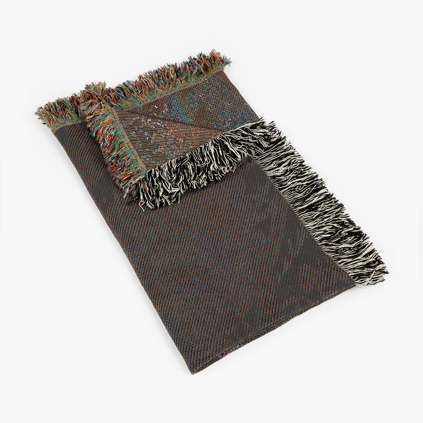 Art Nouveau Zodiac Pisces Woven Fringe Blanket