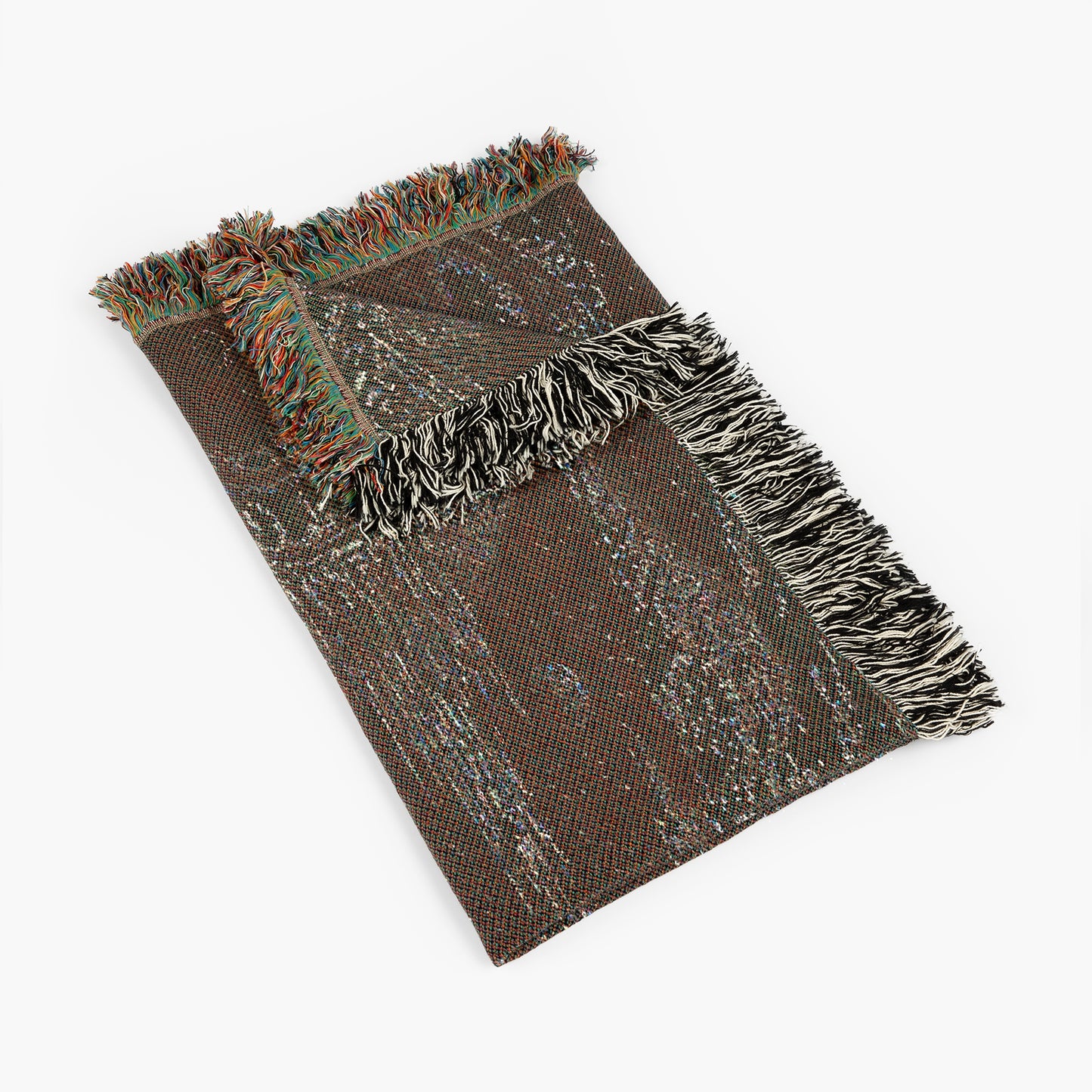 Cosmic Woven Blanket, Space Art Throw, Whimsigoth Decor, Gift for Astronomy Lover, Perfect for Stargazing, Intergalactic Cozy