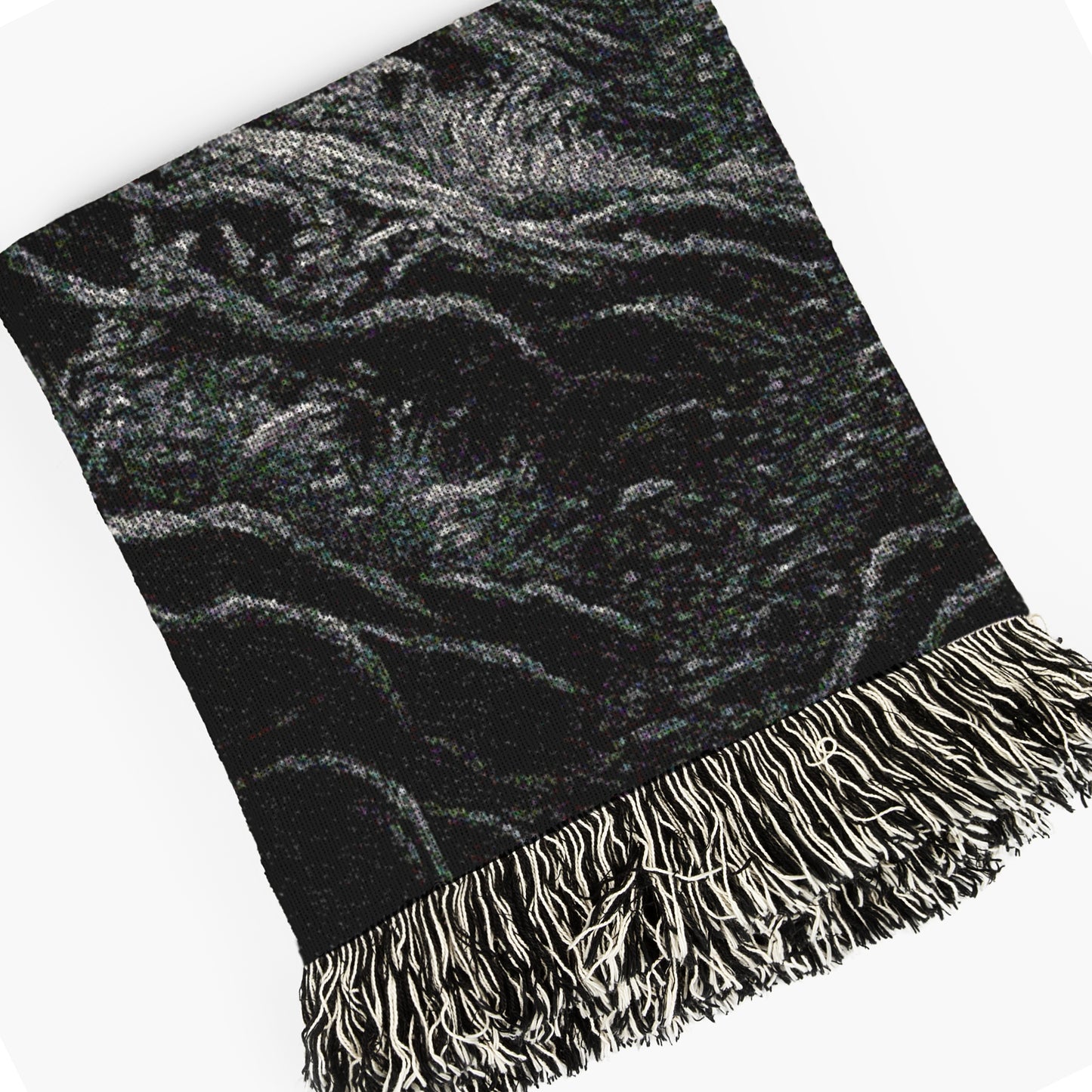 Moonlit Forest Woven Blanket - Cozy Throw for Home Decor, Gift for Nature Lovers, Perfect for Camping, Cozy Nights, and Housewarming