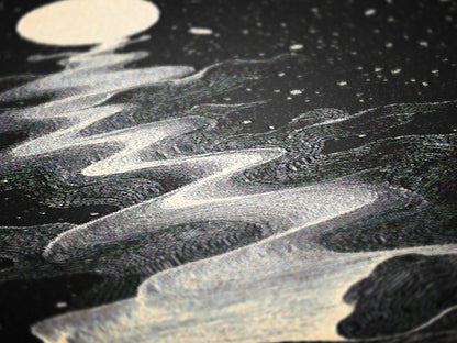 Cosmic Waves Woven Blanket, Celestial Whimsigoth Decor for Home, Space Lover Gift, Astronomy Starry Night Blanket, Dreamy Bedroom Accent