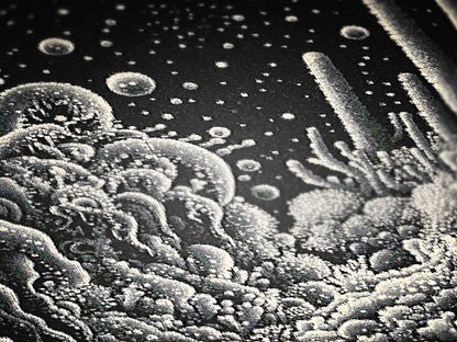 Underwater Scene for Cozy Nights, Cosmic Ocean Throw Blanket, Whimsigoth Decorative Blanket, Nautical Gift Idea, Boho Home Decor