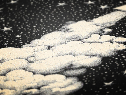 Cosmic Dreams Woven Blanket, Space Themed Throw for Stargazers, Cozy & Whimsigoth Decor, Night Sky Gift, Celestial Tapestry