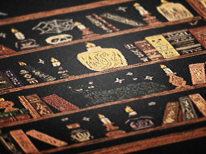 Cozy Book Nook Woven Blanket, Perfect Gift for Book Lovers, Cozy Home Decor, Reading Accessories, Unique Housewarming Present, Library