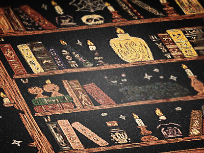 Cozy Book Nook Woven Blanket, Perfect Gift for Book Lovers, Cozy Home Decor, Reading Accessories, Unique Housewarming Present, Library