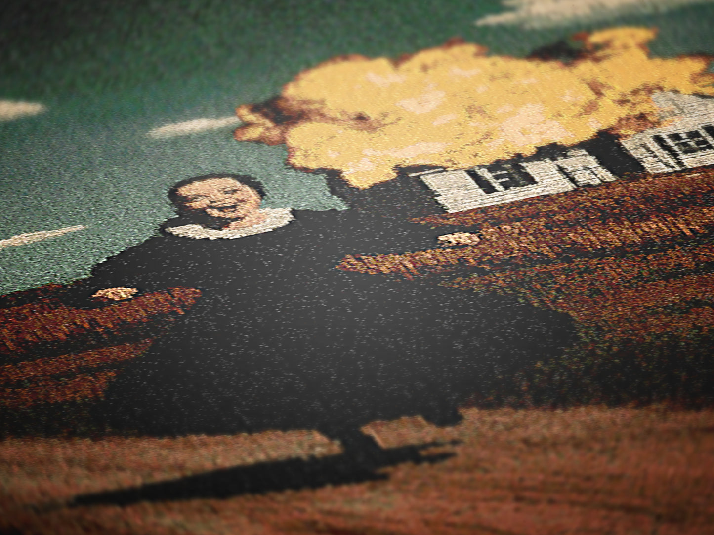 Medieval Dark Humor Woven Blanket, Gothic Horror Art, Surrealist Funny Tapestry, Creepy Home Decor, Weird Art Gift, Alternative Wall Hanging