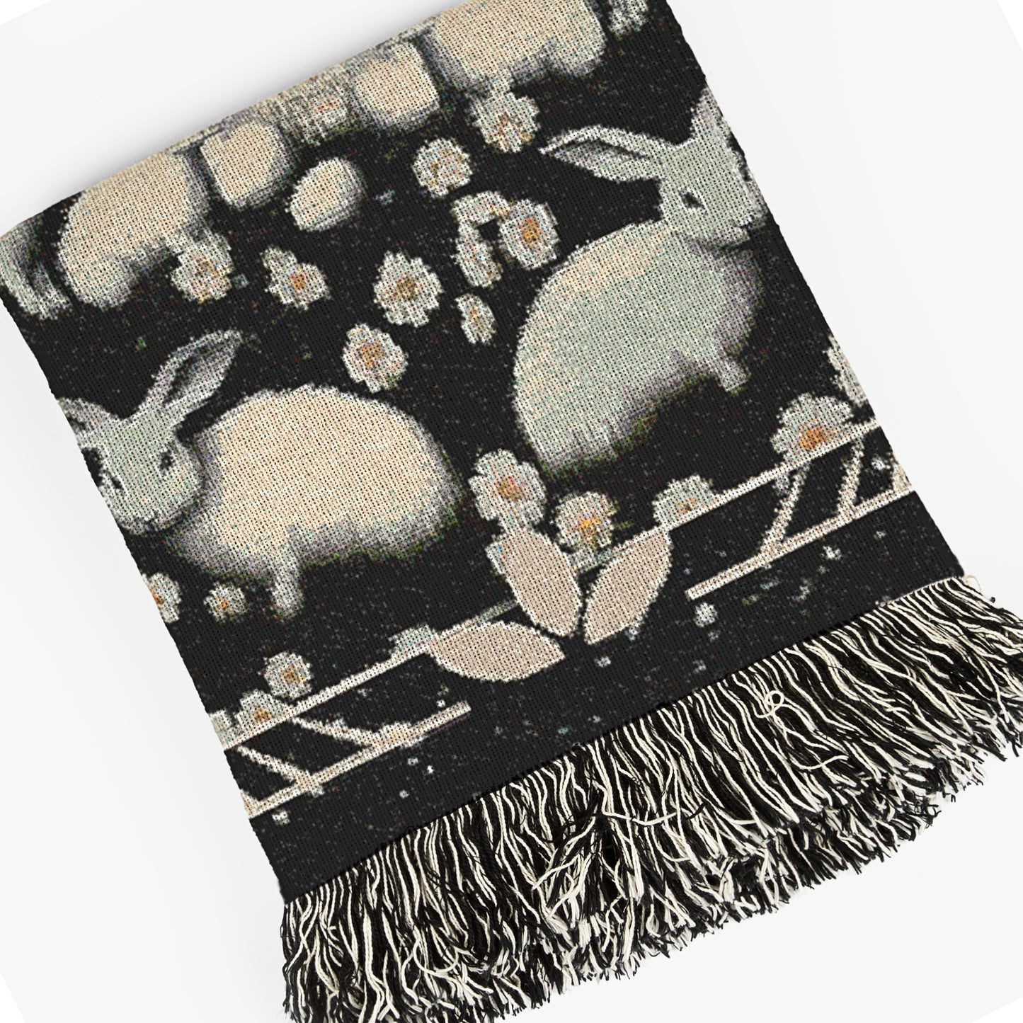 Ostara Woven Blanket, Pagan Moon Goddess, Witchy Home Decor, Dark Cottagecore Aesthetic, Gothic Tapestry, Spring Equinox Art