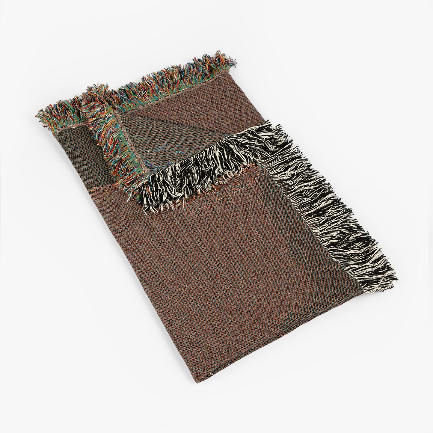 Cottagecore Woven Blanket, Vintage Whimsigoth Country Home, Whimsical Farmhouse Decor, Cozy Countryside Art, Rustic Nature Tapestry