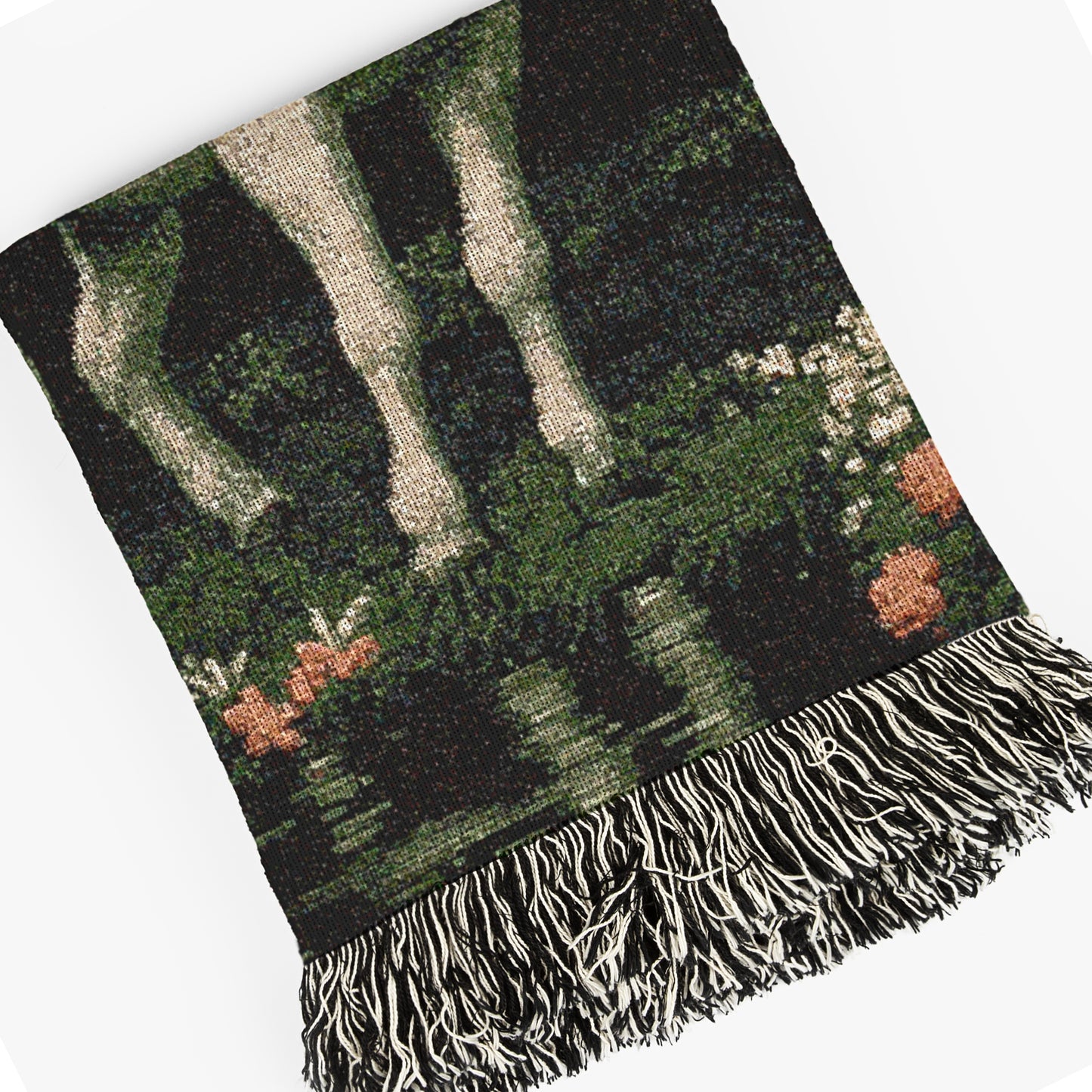 Unicorn Woven Blanket, Fantasy Cottagecore Decor, Mystical Forest Tapestry, Whimsigoth Decor, Fairycore Aesthetic, Mythical Horse Blanket