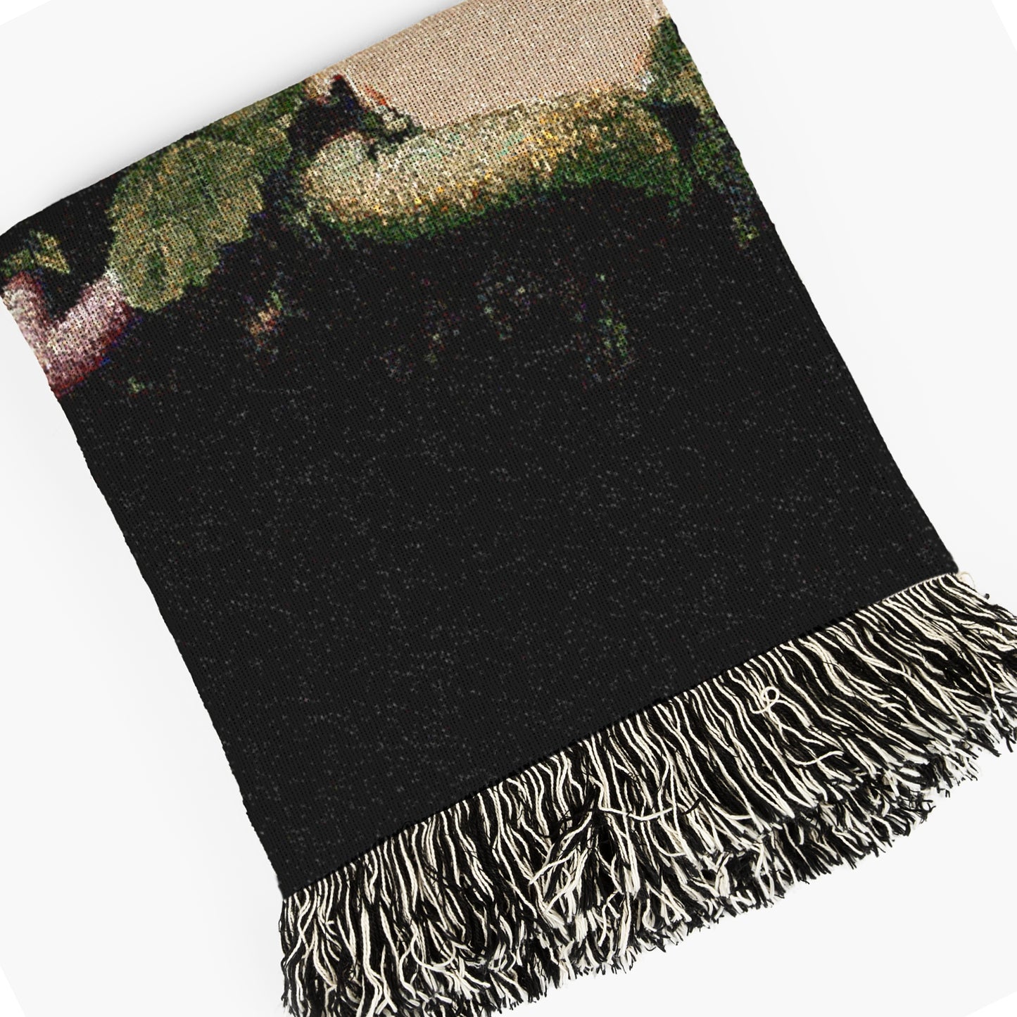 Medusa Woven Throw Blanket, Gothic Mythology Art, Dark Whimsigoth Decor, Serpent Hair Woman Blanket, Mythical Creature Tapestry