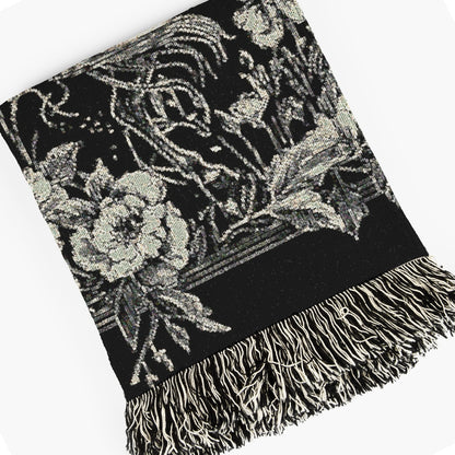 Pegasus Woven Throw, Greek Mythology, Large Wall Tapestry, Mythical Fantasy Winged Horse Throw Blanket Couch, Whimsigoth Decor Dark Academia